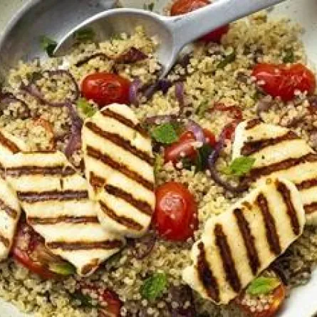 الكينوا مع الحلّوم:طبق مبتكر