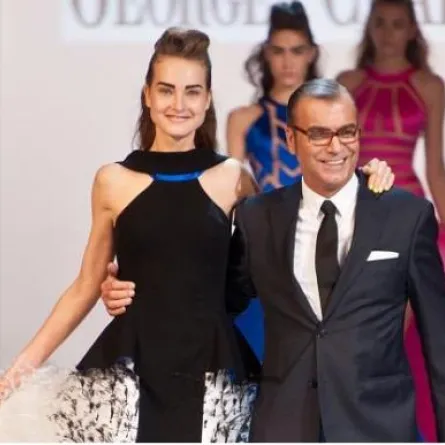 سيّدتي نت في عرض المصمم جورج شقرا