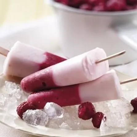 "آيس كريم" التوت مع الزبادي