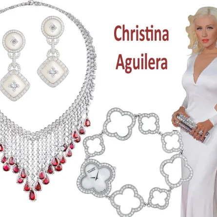 بأي قطعة تستبدلين مجوهرات Christina Aguilera؟