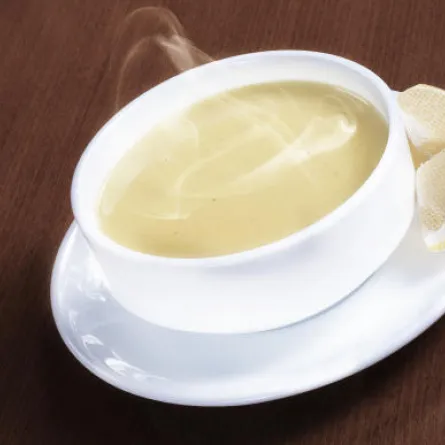 حساء العدس بالكريما الحامضة