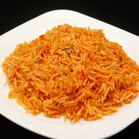 الأرز الأحمر بمرق الدجاج