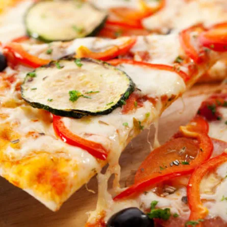 "بيتزا" الخضر Pizza Vegetarian