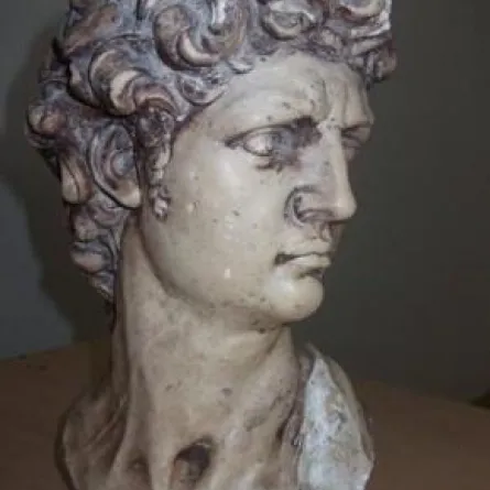 العثور على تمثال لرأس الاسكندر في غزة