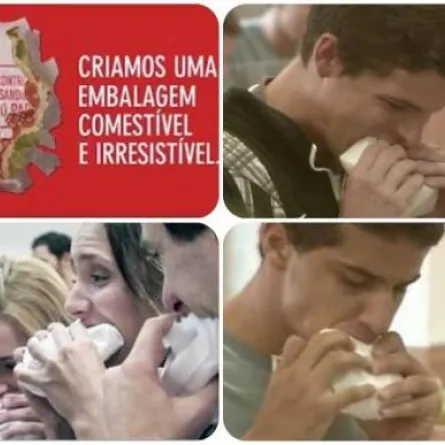 «تغليف» الهامبرغر صالح للأكل