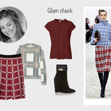 4 إطلالات بالمربعات من خبيرة الموضة ريتا لمع حنكش