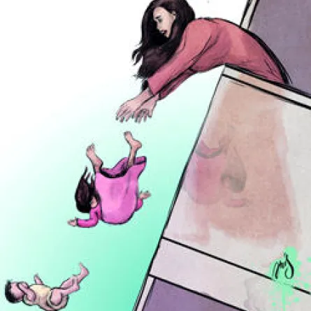 وفاة طفلة وإصابة أخيها بعد سقوطـهما من الشرفة