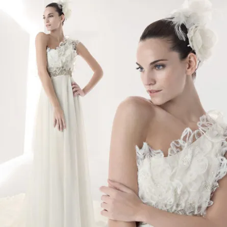 كيف ترتدين فساتين زفاف الكمّ الواحد؟