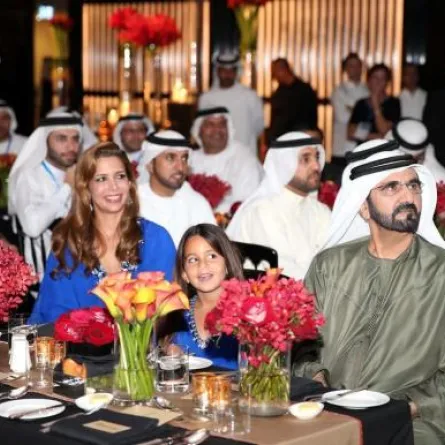 محمد بن راشد يحضر حفل استقبال كأس دبي للخيل