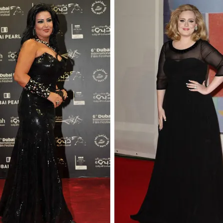 نموذج النعامة يجمع بين Adele وسميّة الخشاب