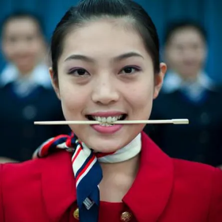 العض على العيدان للتأهيل المهني في الصين