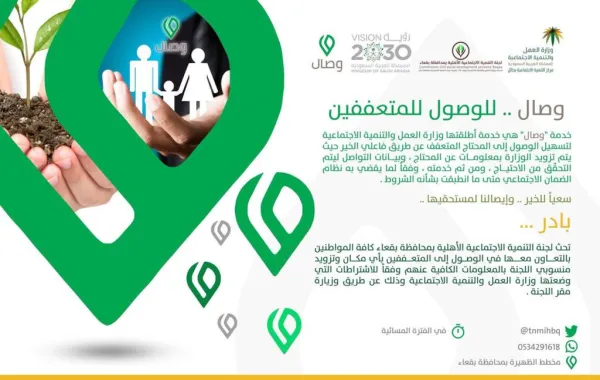 خدمة «وصال» تربط المتعفف بـ«فاعلي الخير»