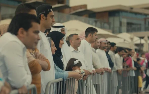 «مدفع الإفطار» يرسم لوحة سلام ومحبة في واجهة المجاز المائية