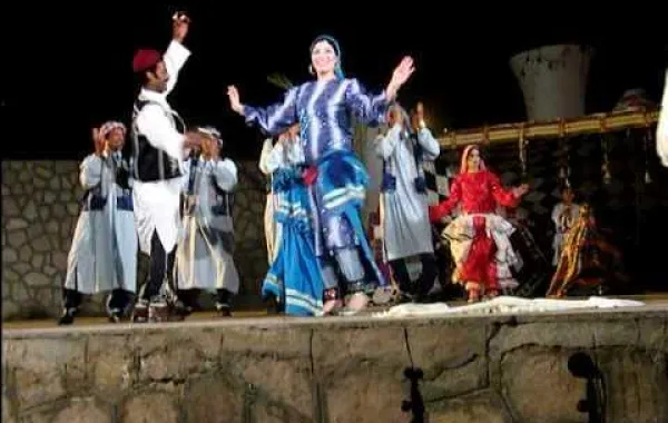 فلكلور البحر والصحراء تقدمه فرقة مطروح في جرش 2017