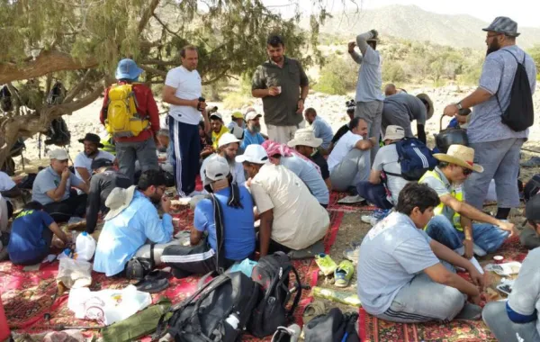 فريق جدة هايكرز يقطع ١٥كلم لاستكشاف طبيعة بلجرشي
