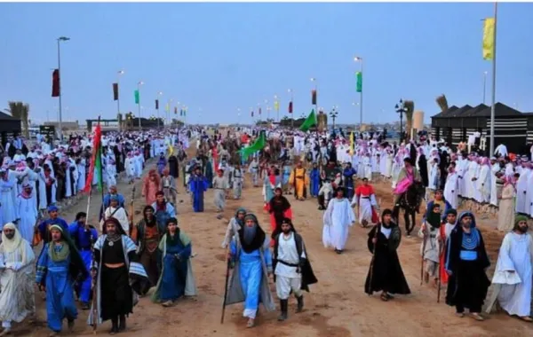 الملك سلمان بن عبدالعزيز يرعى افتتاح سوق عكاظ التاريخي في نسخته (11)
