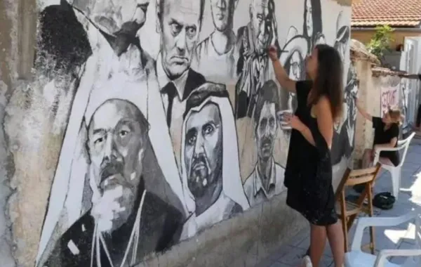 بالصور.. رسامة بولندية تحيي قرية شبه مهجورة