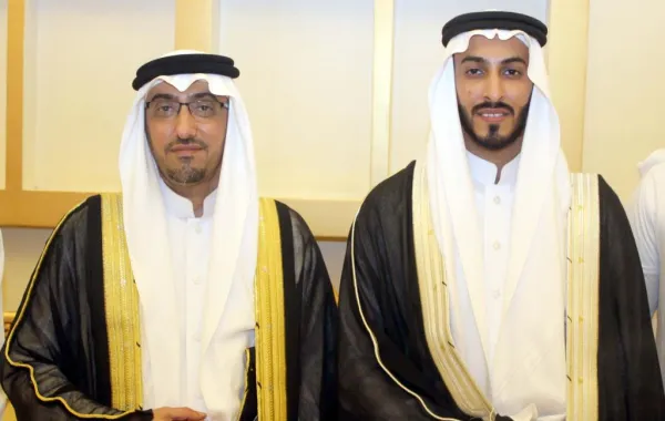 الشاعر صالح المذرّع يحتفل بزفاف ابنه مهند