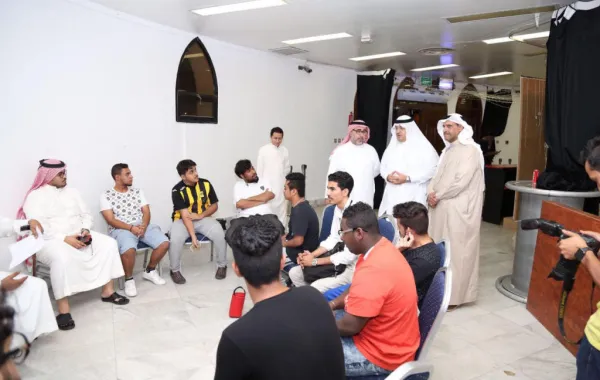 مستشار وزير العمل والشئون الاجتماعية يزور جمعية الثقافة والفنون بجدة