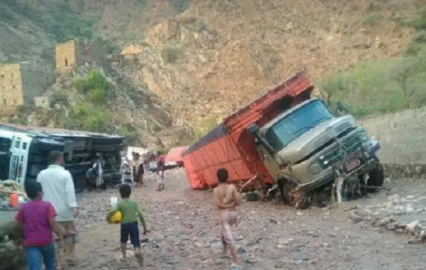 سيول قوية  تخلف 20 قتيلاً ومفقوداً في اليمن
