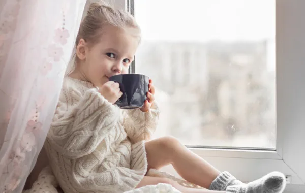 الطفل والقهوة