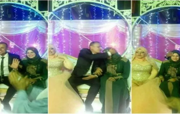 بالصور: زوجة تحضر زفاف زوجها الثاني تشعل مواقع التواصل
