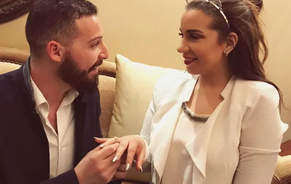 بالفيديو والصور: ابنة شريف منير تحتفل بخطوبتها على الفنان محمود حجازي