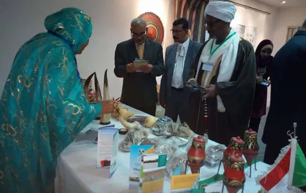 افتتاح معرض للمنتجات السودانية بأسوان