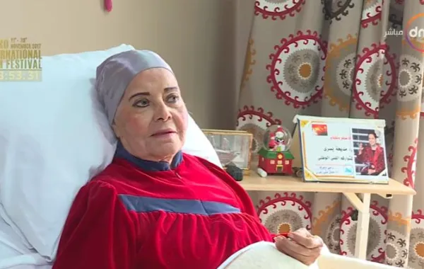 بالفيديو: مديحة يسري تطلب من الجمهور الدعاء لها