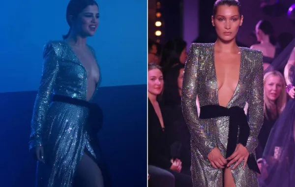 سيلينا غوميز و بيلا حديد بالفستان نفسه.. من الأجمل؟