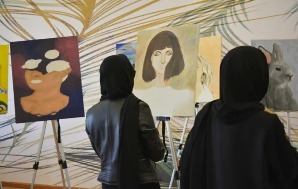افتتاح مجتمع الفنون بوكالة الأنشطة الطلابية في جامعة الطائف