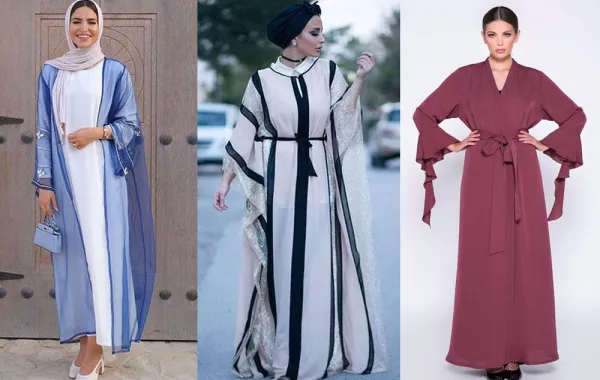 3 موديلات عبايات تكسبك طولاً ورشاقة