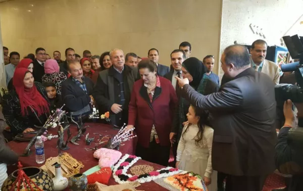 افتتاح معرض المنتجات اليدوية بالبحيرة