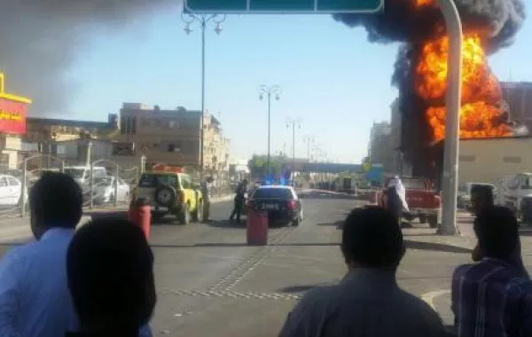 نشوب حريق في محول كهربائي بالأحساء