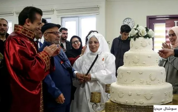 احتفلا بزفافهما بعد  62 عاماً من زواجهما 