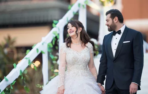 بالصور: رسالة كندة علوش إلى عمرو يوسف في ذكرى زواجهما الأولى