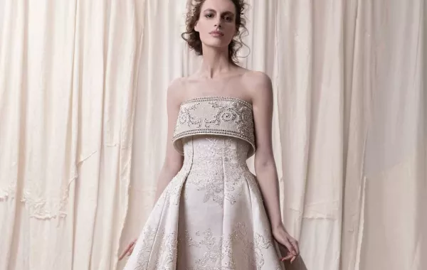 فساتين زفاف ...غياب اللون الأبيض عن مجموعة كريغور جابوتيان