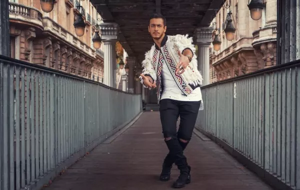 سعد لمجرد يعلن دعمه للفنان التشكيلي سفيان بوكرين