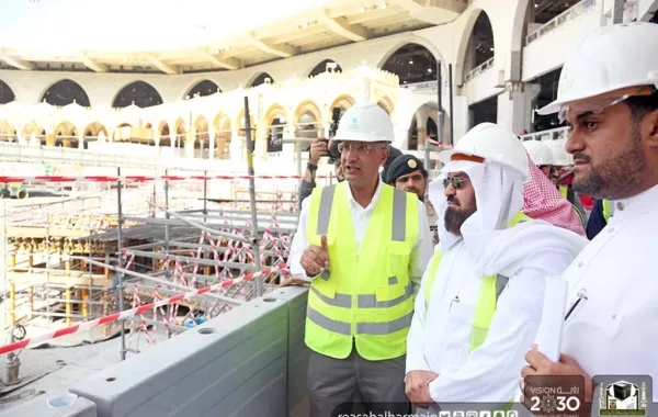 %72 نسبة الإنجاز لمشروع تأهيل بئر ماء زمزم بالمسجد الحرام