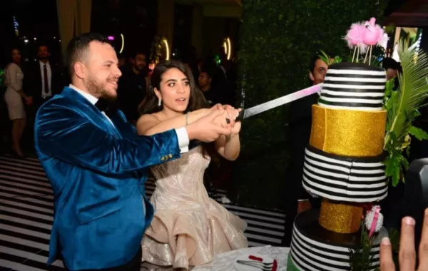 بالصور: ماجد المصري يحتفل بخطوبة ابنه مع نجوم الفن