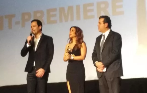 ظافر العابدين يخطف الأضواء في العرض الأول لفيلم "حبة كراميل" في تونس