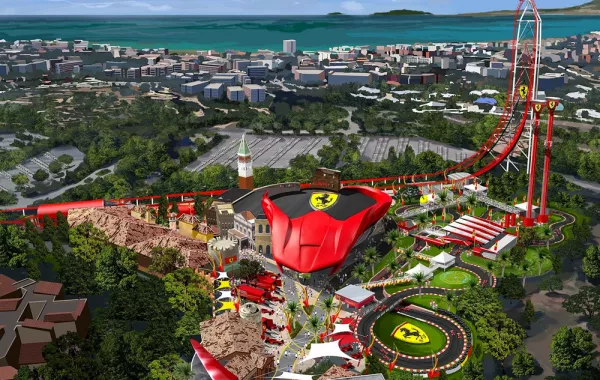 زيارة "فيراري لاند" في برشلونة خلال أبريل