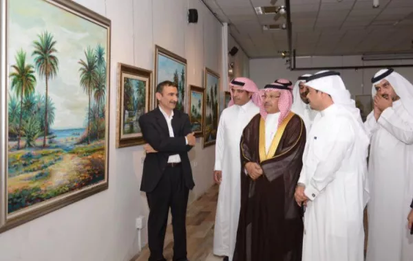 افتتاح المعرض الفني، بعنوان: «مبحرون»، بجمعية الثقافة والفنون بالدمام