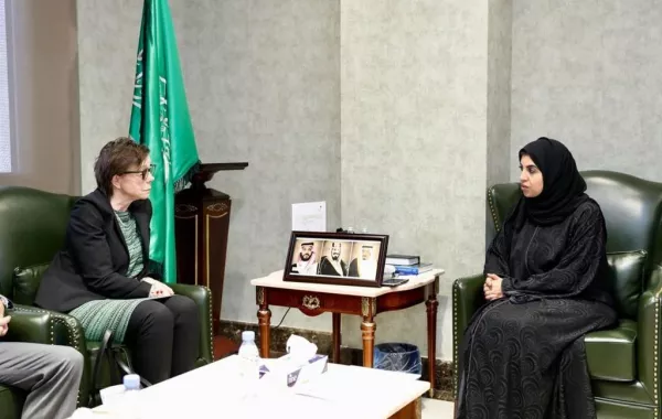 د. تماضر الرماح تلتقي وزيرة الدولة للشؤون الخارجية في السويد