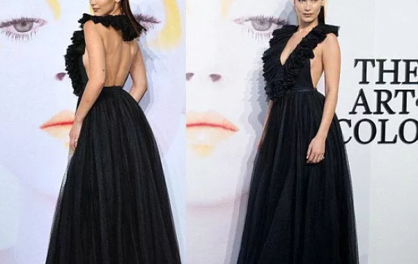 بيلا حديد تتألق بفستان مميز من Dior