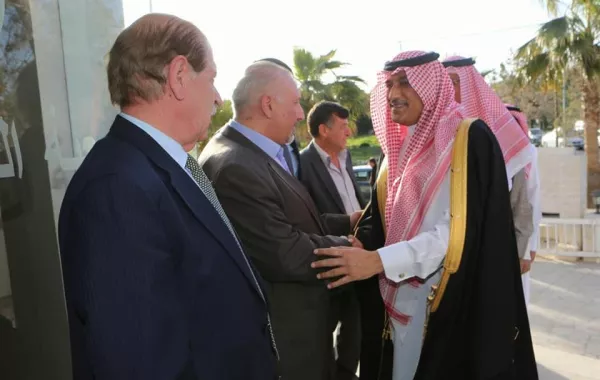السفير السعودي في الأردن يقدم واجبي العزاء بـ"الفانك" و"أبو دلهوم"