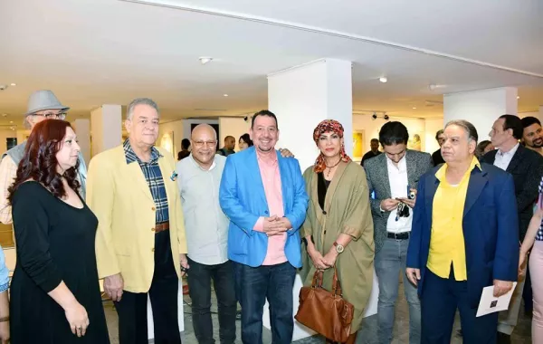 افتتاح معرض "العشاء" بحضور عدد من الفنانين