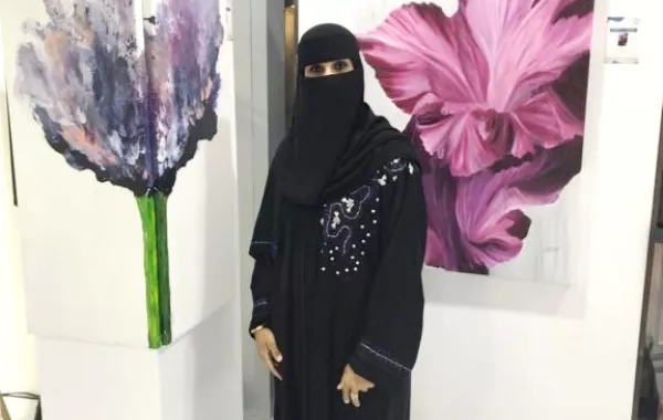 17 فنانة تشكيلية من 15 دولة في معرض "اندماج الحضارات"  بدبي