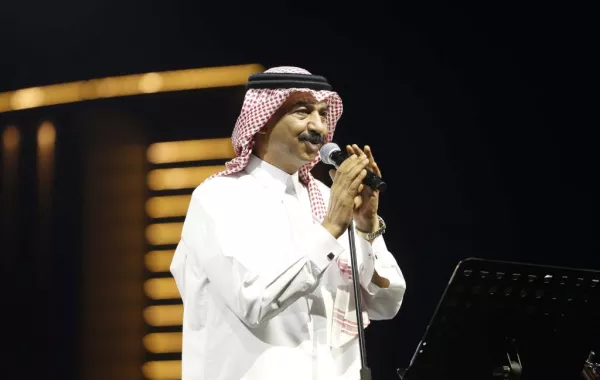 د. عبادي الجوهر ووليد الشامي في أول حفل للعائلات في السعودية
