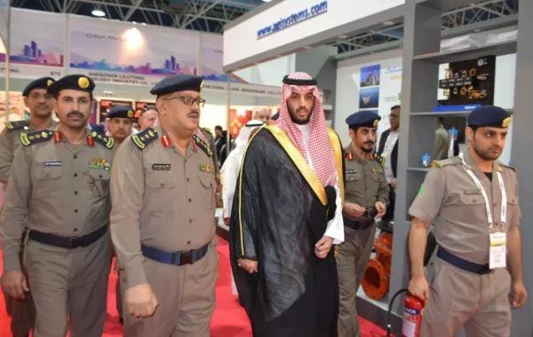 افتتاح فعاليات المعرض التجاري للأمن والسلامة والوقاية من الحرائق